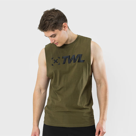 TWL - MEN'S EVERYDAY MUSCLE TANK - UNIFORM GREEN/BLACK