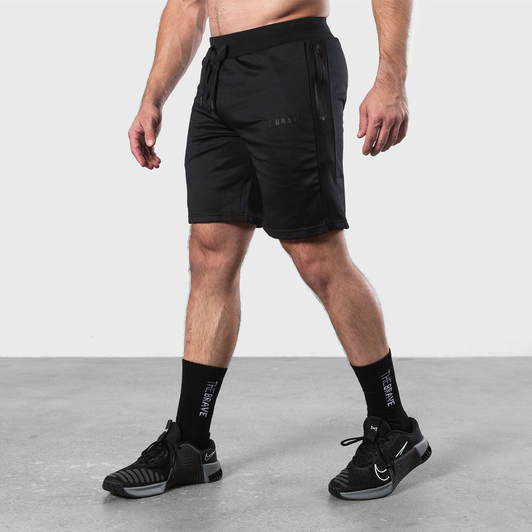 THE BRAVE - MEN'S ADAPT SHORTS - BLACK