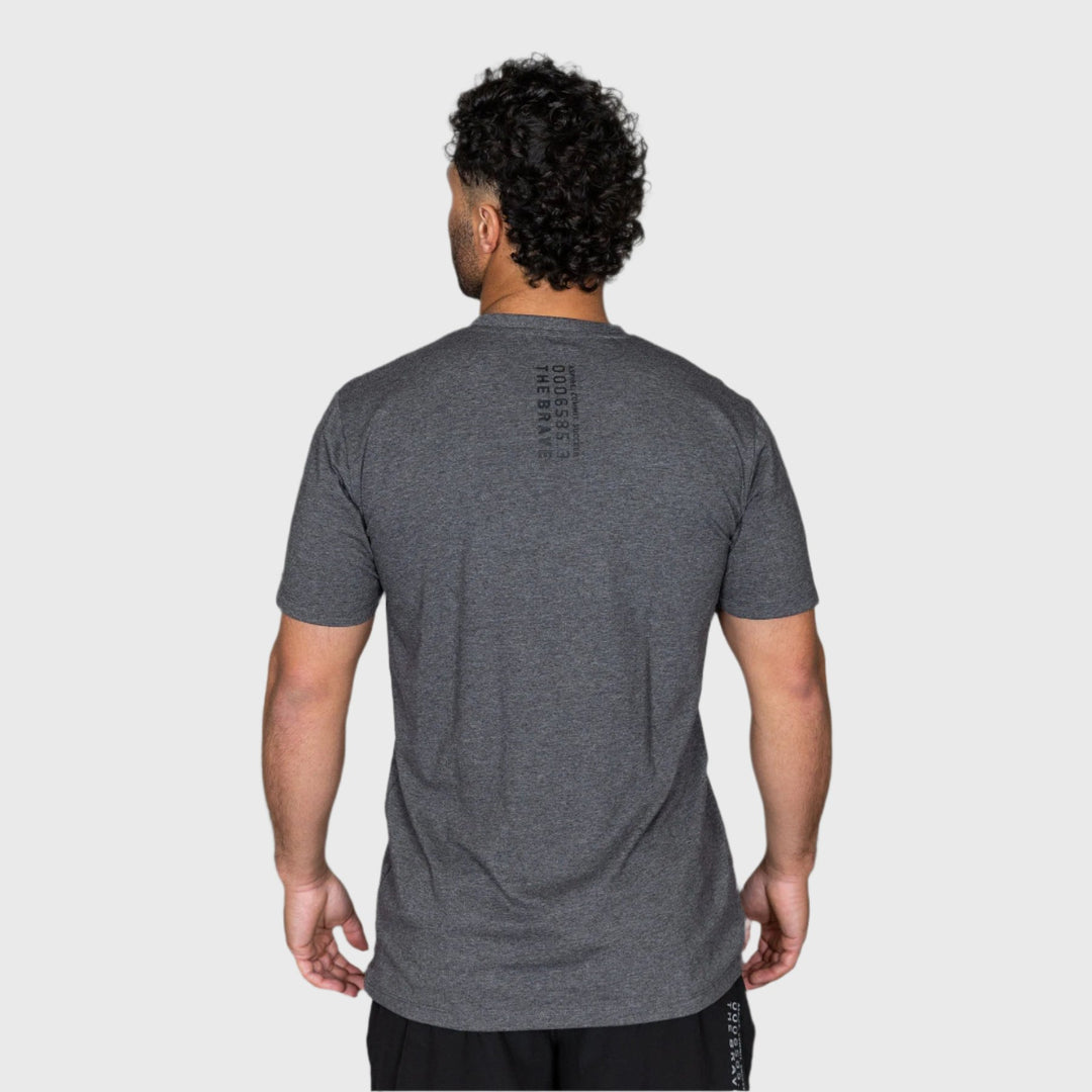 The Brave - Men's Signature T-Shirt 2.0 - CHARCOAL MARL