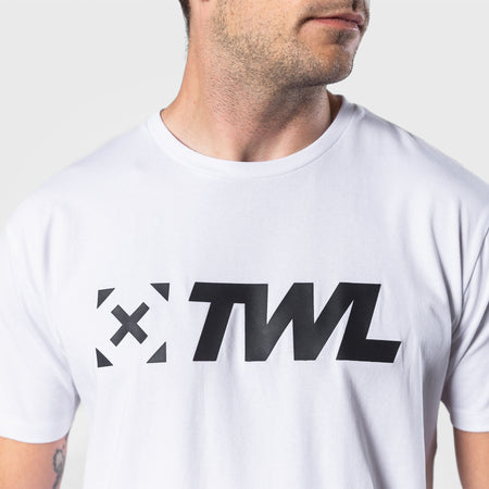 TWL - MEN'S EVERYDAY T-SHIRT - WHITE/BLACK