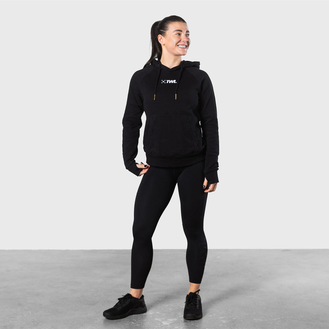 TWL - WOMEN'S APACHE OVERHEAD HOODIE - BLACK