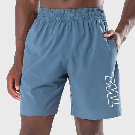 TWL - MEN'S REP SHORTS - ATHLETE - PEWTER/WHITE