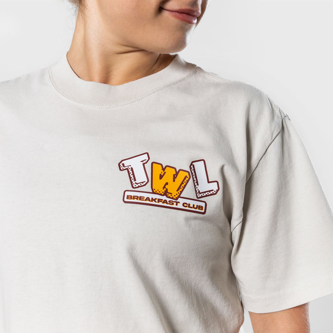 TWL - LIFESTYLE OVERSIZED T-SHIRT - MUSCLE MUNCH - WASHED CEMENT