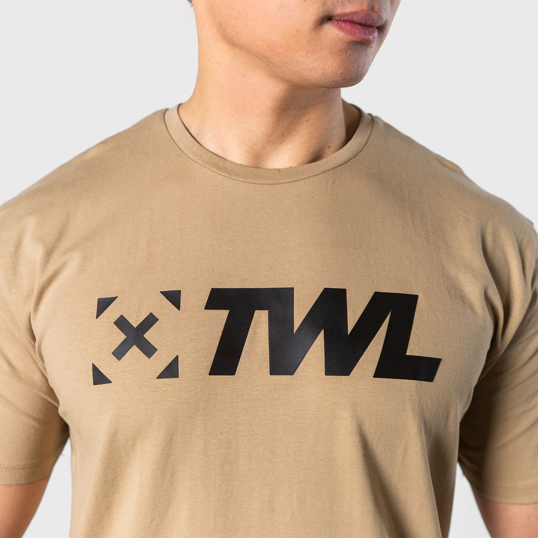 TWL - MEN'S EVERYDAY T-SHIRT 2.0 - SAND/BLACK