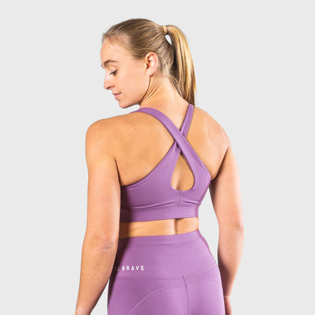 THE BRAVE - WOMEN'S SCULPT SPORTS BRA - FIG