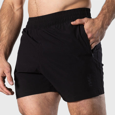 TWL - MEN'S REP SHORTS 5" - BLACK/BLACK