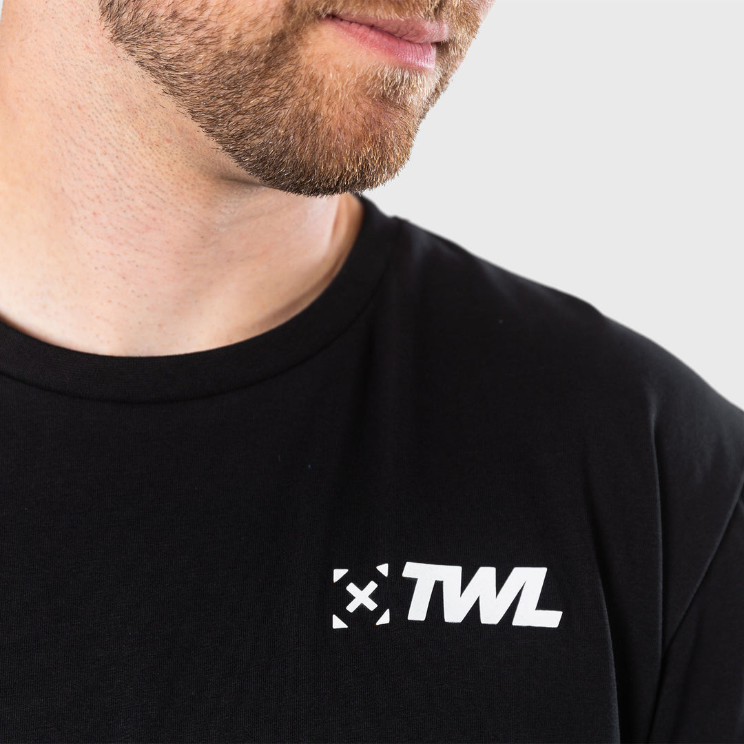 TWL - MEN'S EVERYDAY T-SHIRT 2.0 SL - BLACK/WHITE