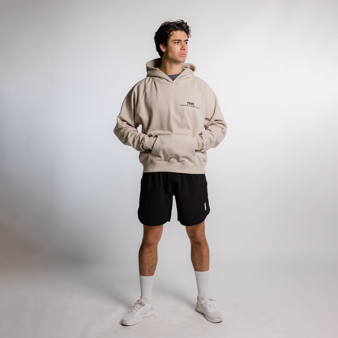 TWL - ESSENTIALS OVERSIZED HOODIE - HUSTLE 365 - LINEN