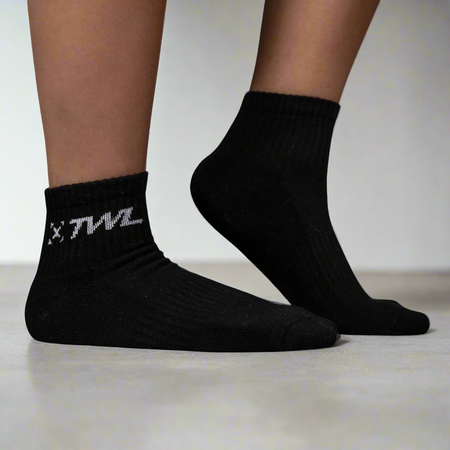 TWL - 3PK EVERYDAY SPORTS ANKLE SOCK - BLACK/WHITE/CHARCOAL  MARL