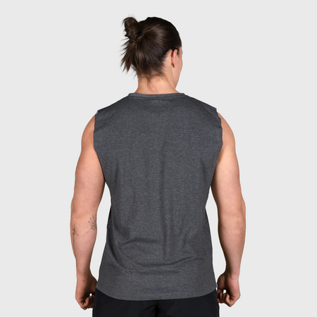 TWL - Everyday Muscle Tank - CHARCOAL MARL/BLACK