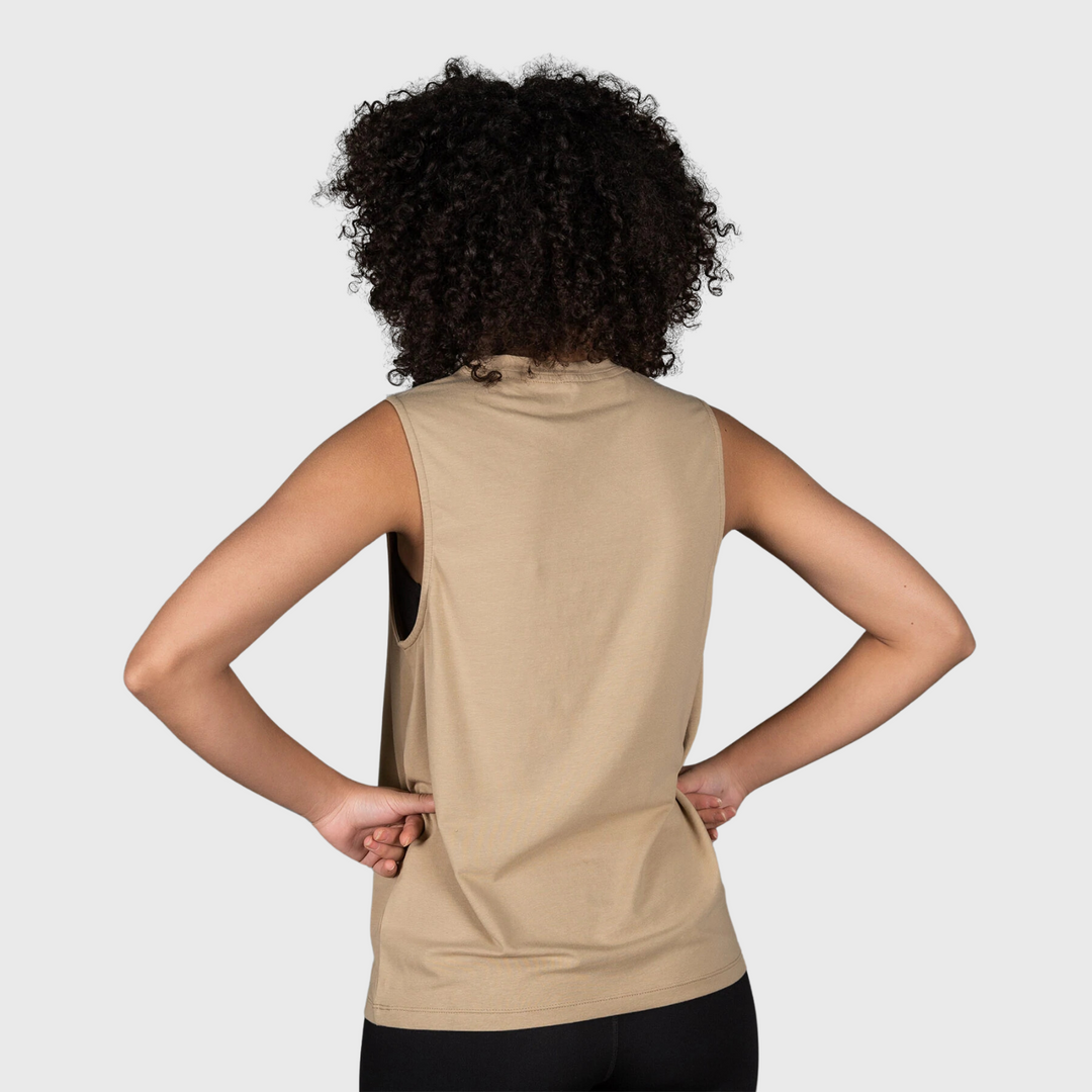 TWL - WOMEN'S EVERYDAY MUSCLE TANK - SAND