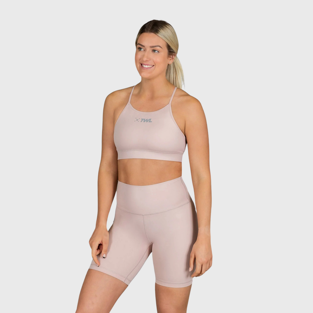 TWL- WOMEN'S FLEET BRA - PALE BLUSH