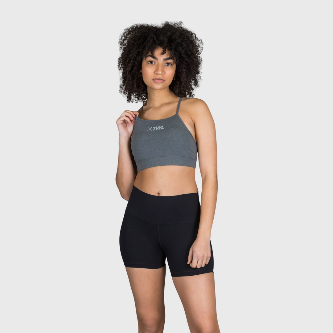 TWL - Women's Fleet Bra - CHARCOAL MARL