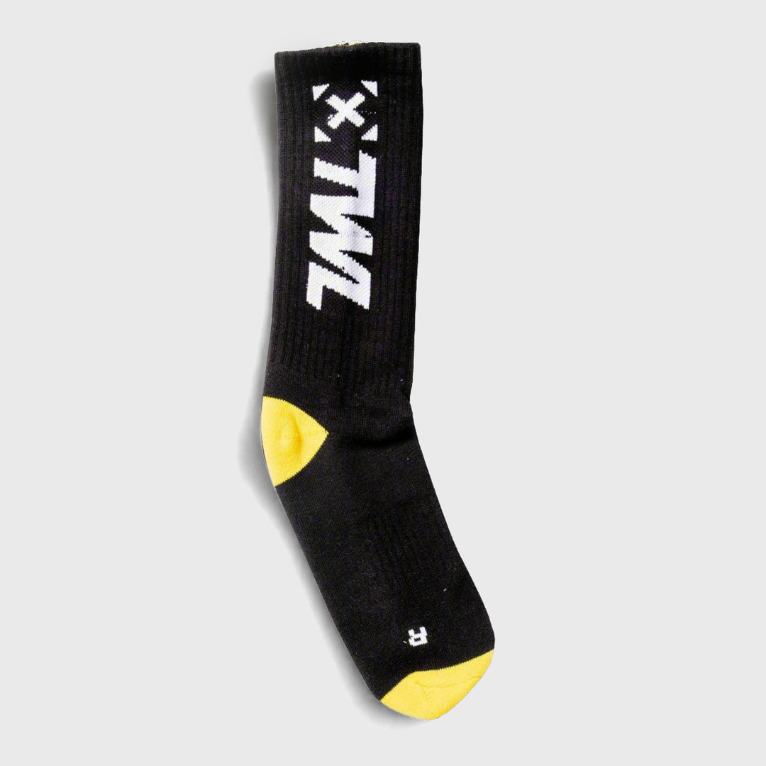 TWL - EVERYDAY CORE SOCKS - BLACK/YELLOW