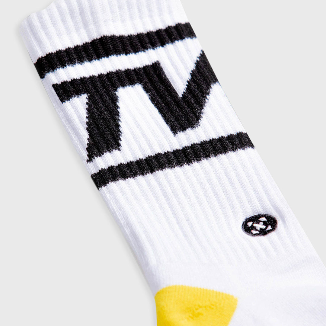 TWL - EVERYDAY CORE SOCKS - WHITE/BLACK