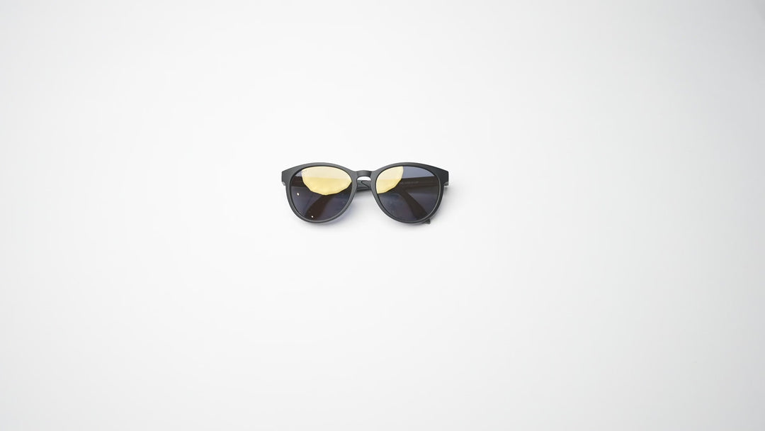 ACTIV - One T2B - Matte Black with Gold Mirror Lens