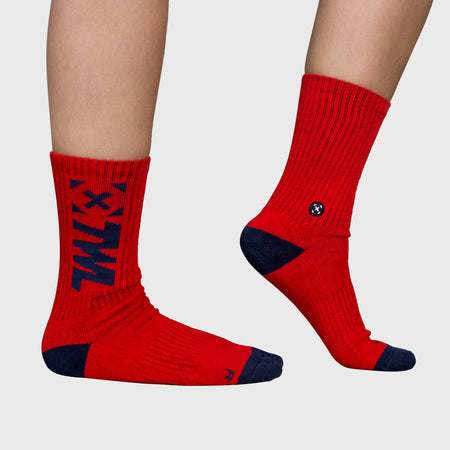 TWL - EVERYDAY CORE SOCKS - ARTISAN RED/INDIGO