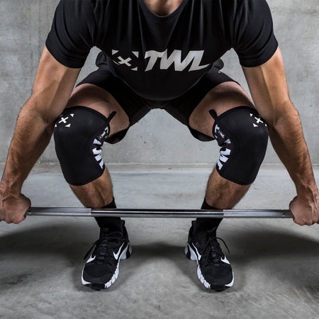 TWL - Everyday Knee Sleeves - 5mm & 7mm - Core Black/White - PAIR