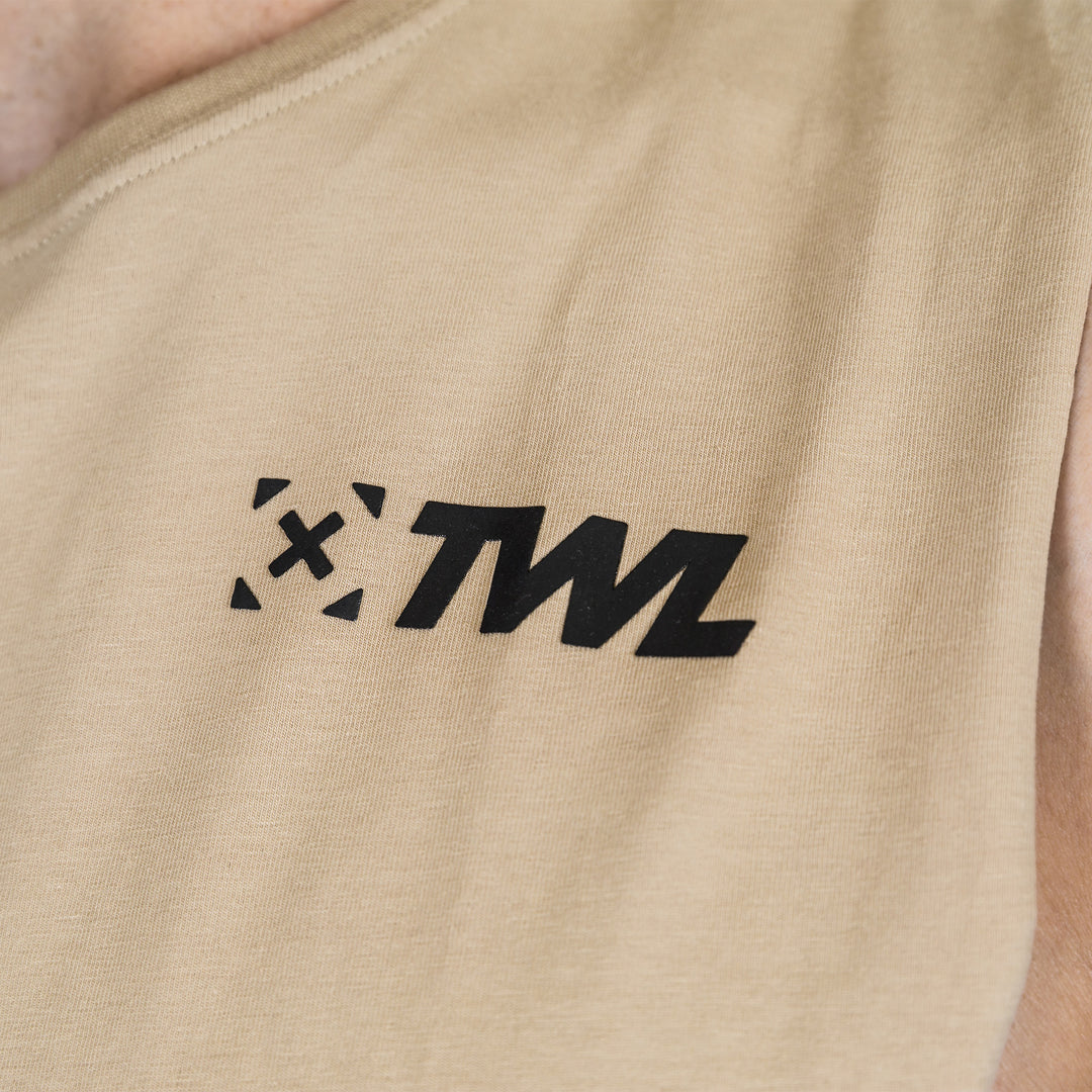 TWL - MEN'S EVERYDAY MUSCLE TANK 2.0 SL - SAND/BLACK