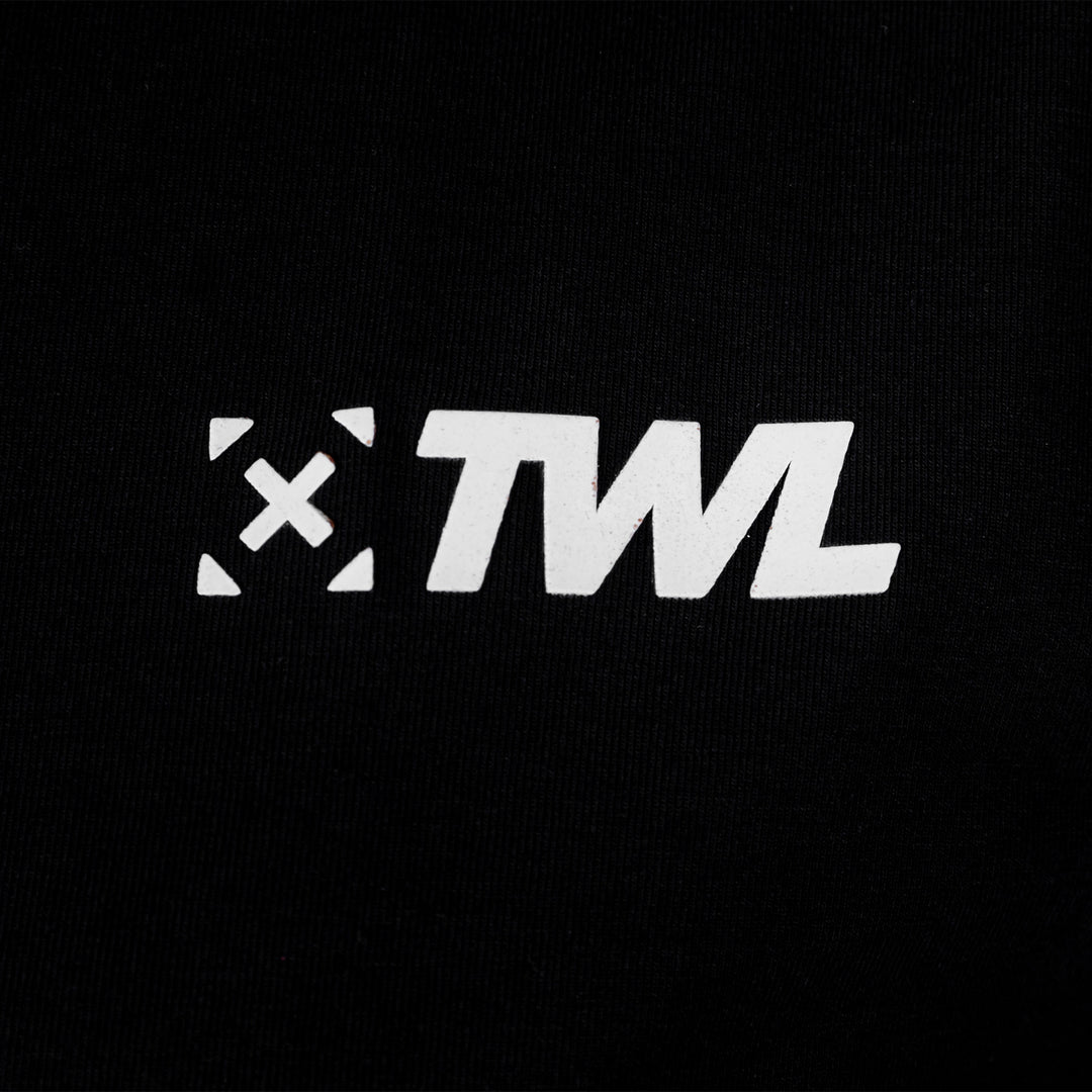 TWL - WOMEN'S EVERYDAY CROPPED T-SHIRT 2.0 SL - BLACK/WHITE
