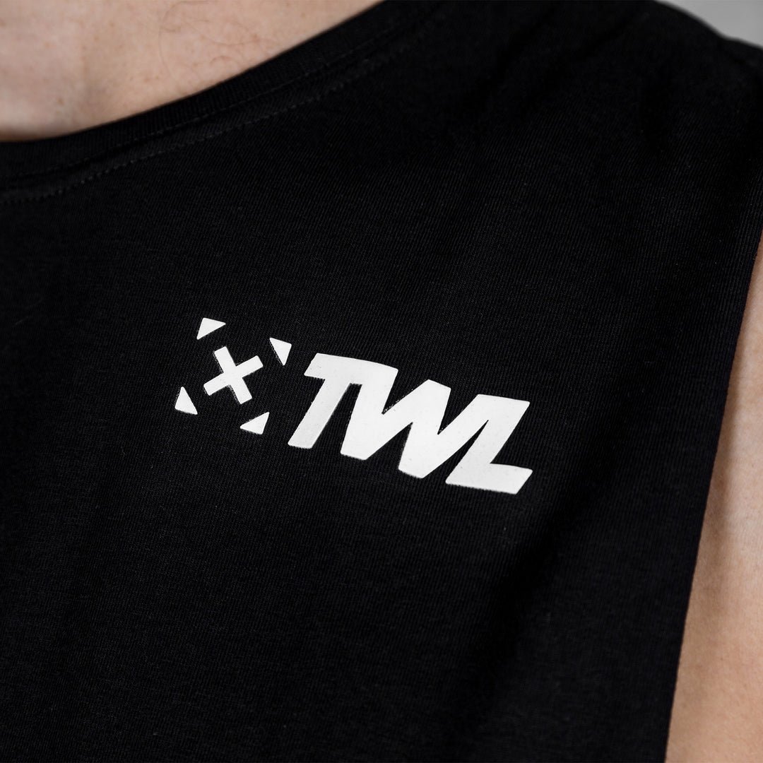 TWL - MEN'S EVERYDAY MUSCLE TANK 2.0 SL - BLACK/WHITE