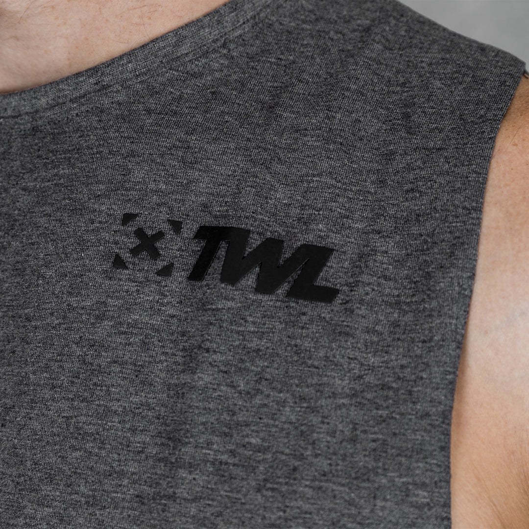 TWL - MEN'S EVERYDAY MUSCLE TANK 2.0 SL - CHARCOAL MARL/BLACK