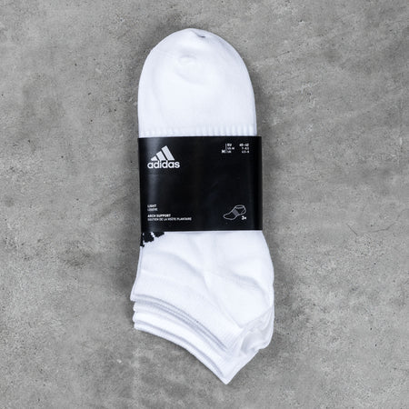 ADIDAS - Low-Cut Socks 3 Pairs - WHITE/WHITE/WHITE