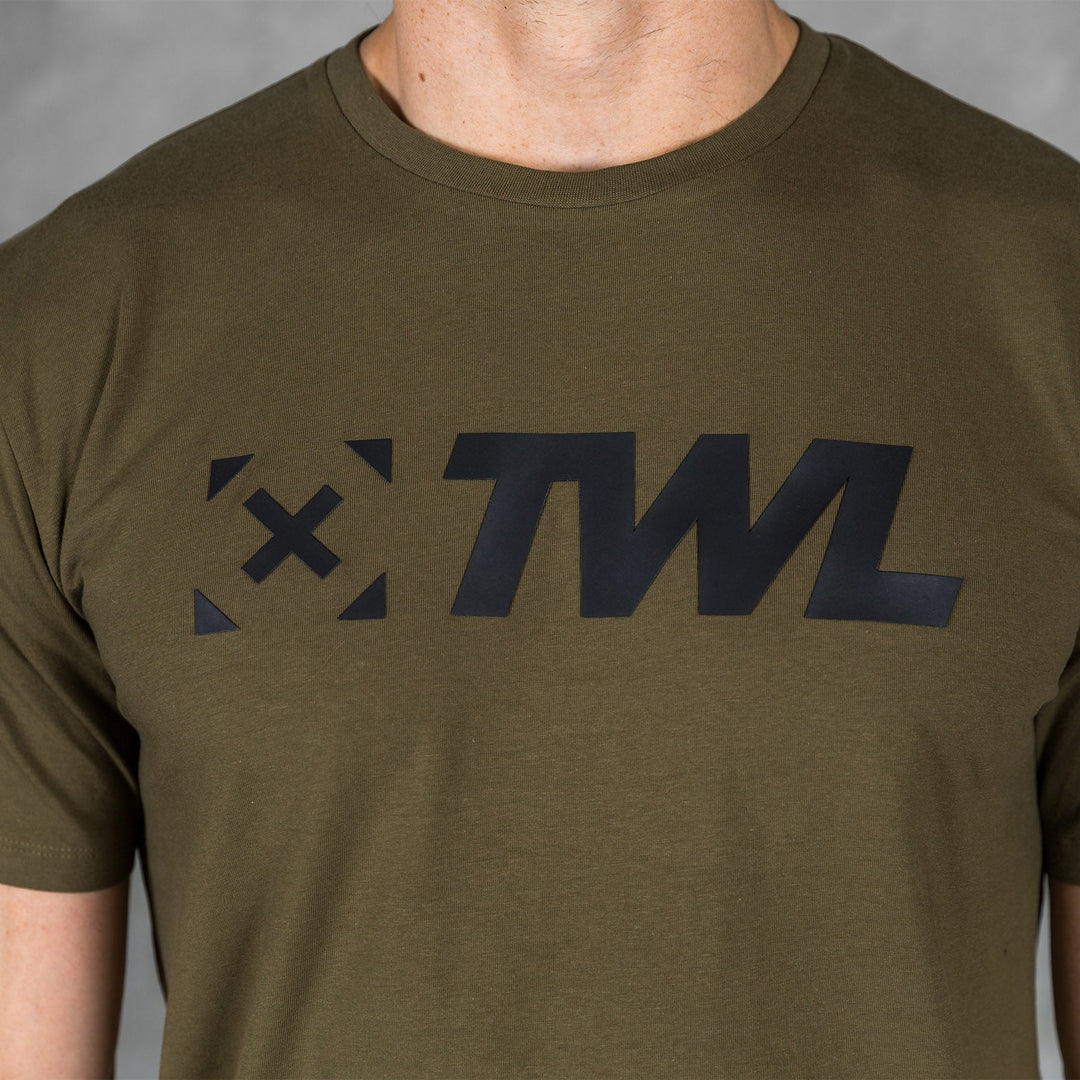 TWL - MEN'S EVERYDAY T-SHIRT 2.0 - UNIFORM GREEN/BLACK