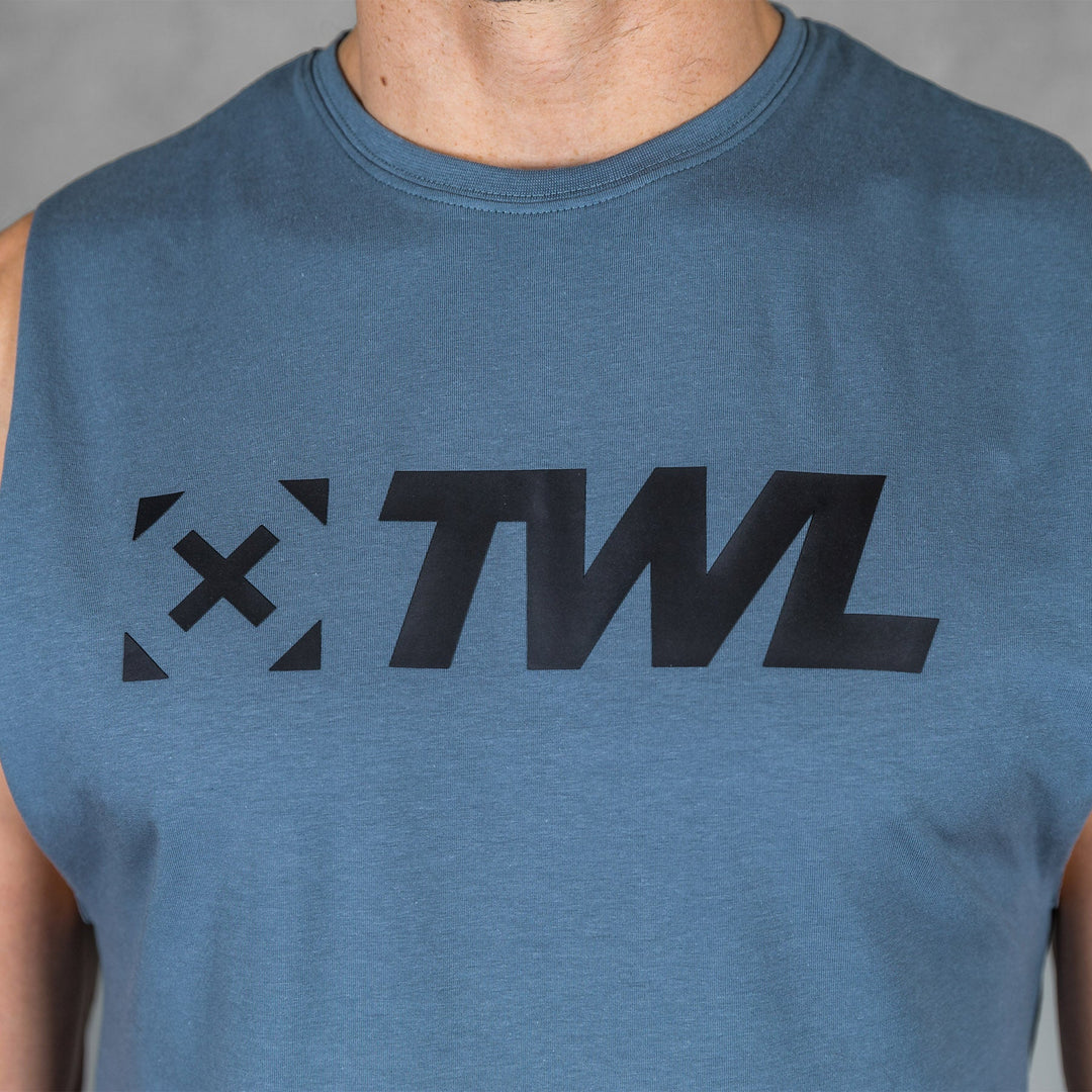 TWL - MEN'S EVERYDAY MUSCLE TANK 2.0 - PEWTER/BLACK
