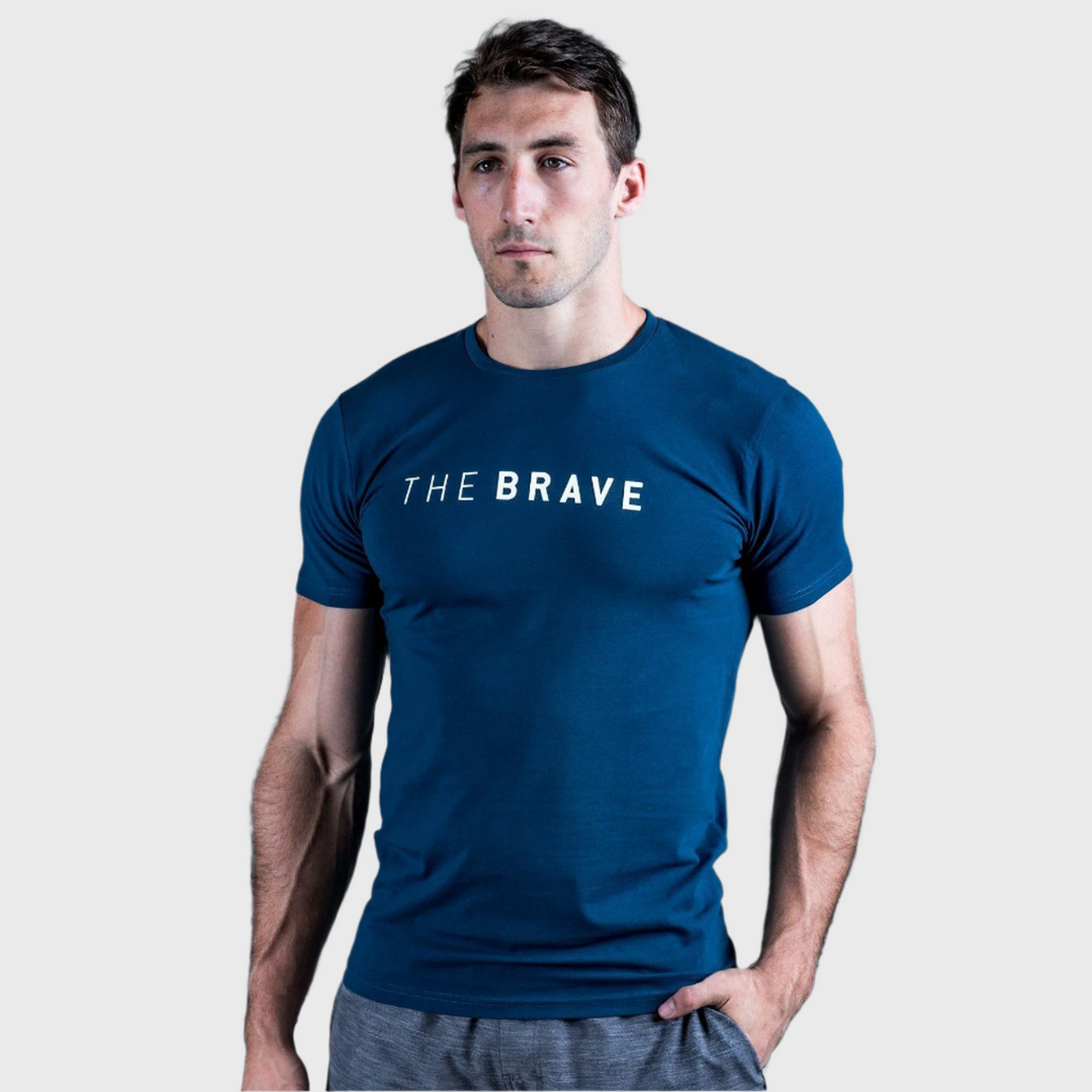 The Brave - Men's Signature T-Shirt 2.0 - AIRFORCE BLUE