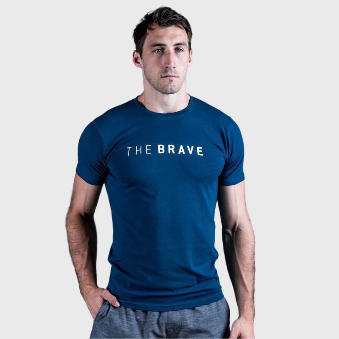 The Brave - Men's Signature T-Shirt 2.0 - AIRFORCE BLUE