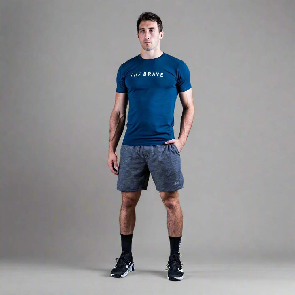 The Brave - Men's Signature T-Shirt 2.0 - AIRFORCE BLUE