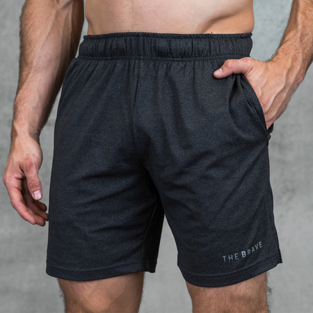 THE BRAVE - MEN'S AMPLIFY SHORTS - DARK NAVY HEATHER – The WOD Life