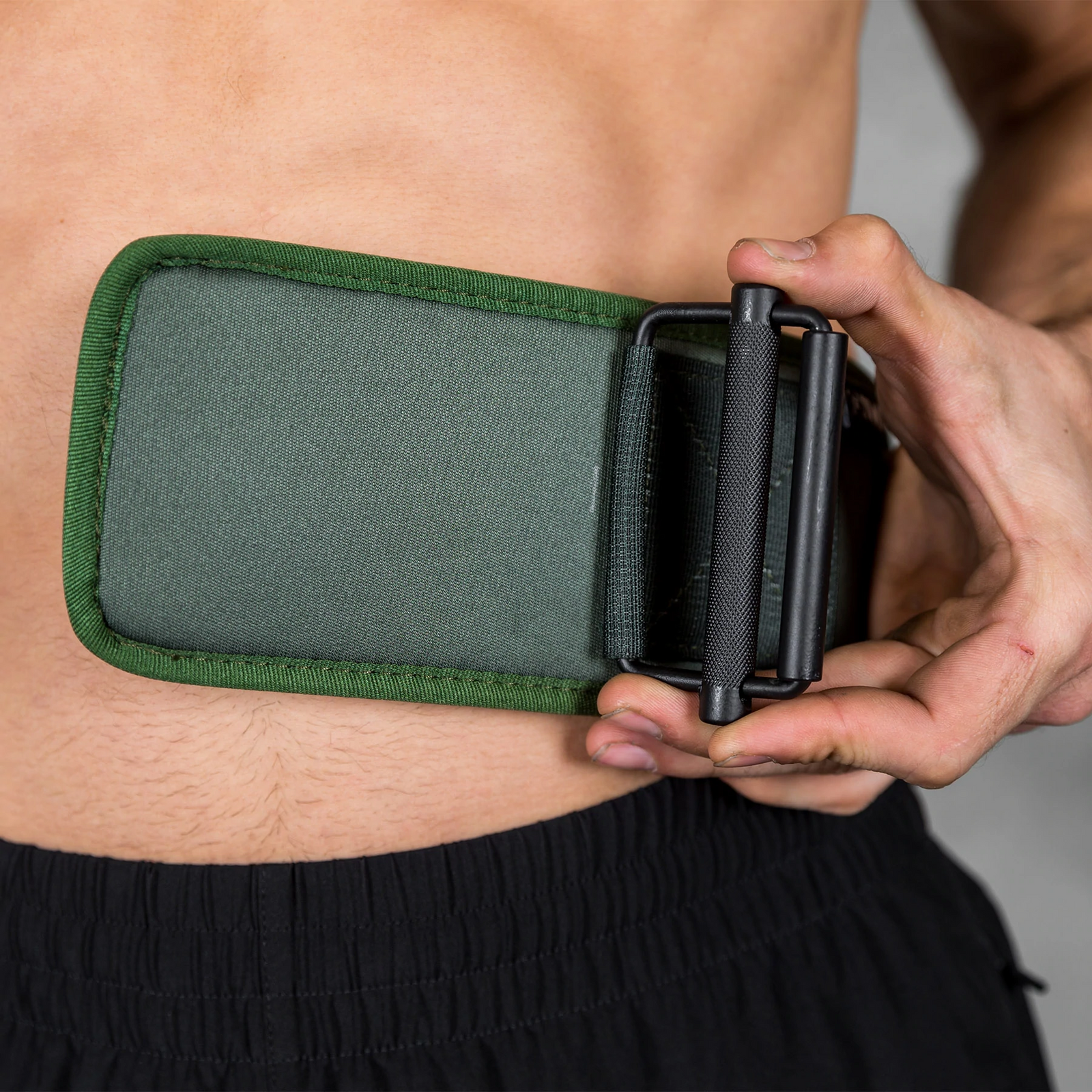 Green Velcro Patch 4 Weightlifting Belt - 2POOD