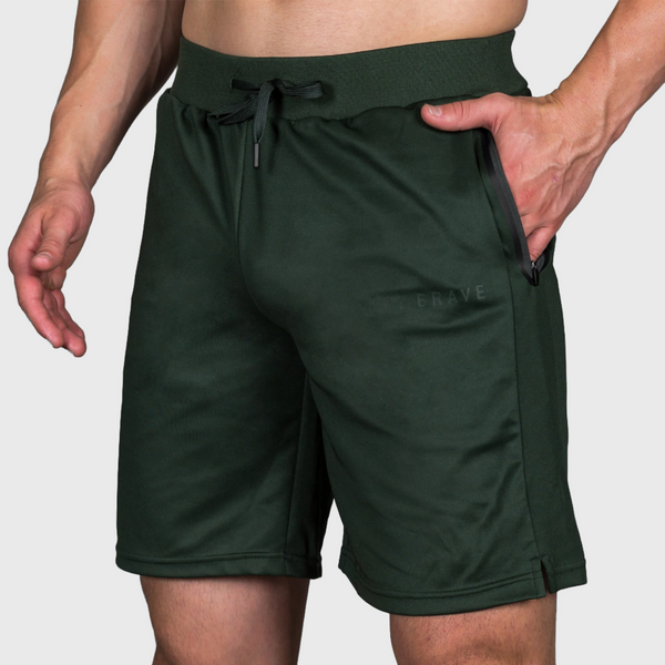 The Brave - Women's High Tide Booty Shorts - Dark Olive –